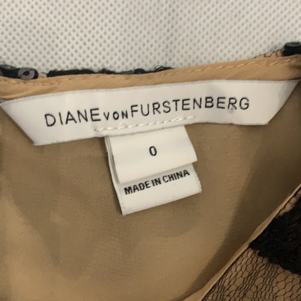 Diane von Furstenberg Black Sequin Top - Picture 6 of 10